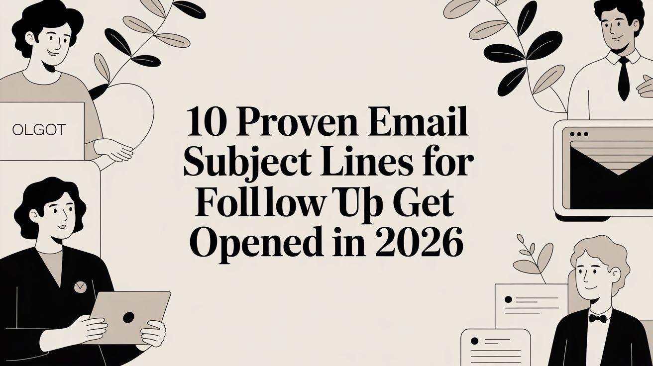 10 Proven Email Subject Lines for Follow Up That Get Opened in 2026