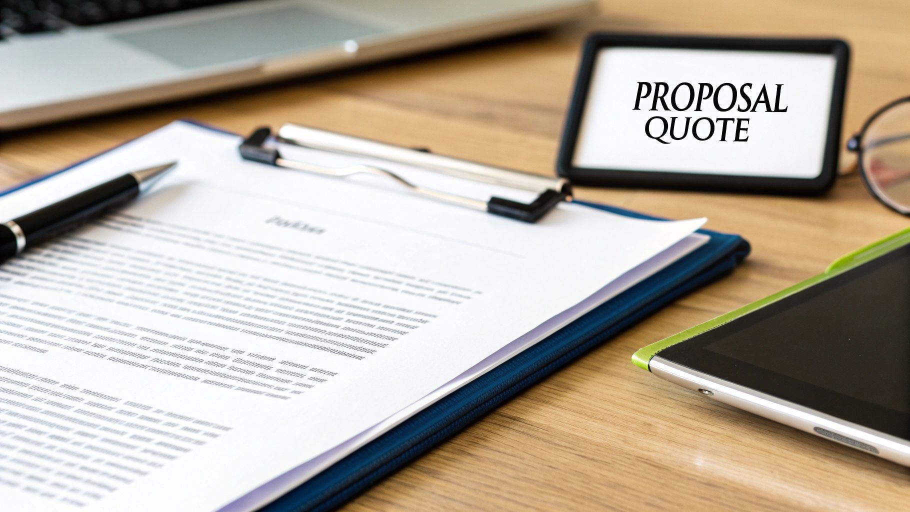 Formal Proposal/Quote Email