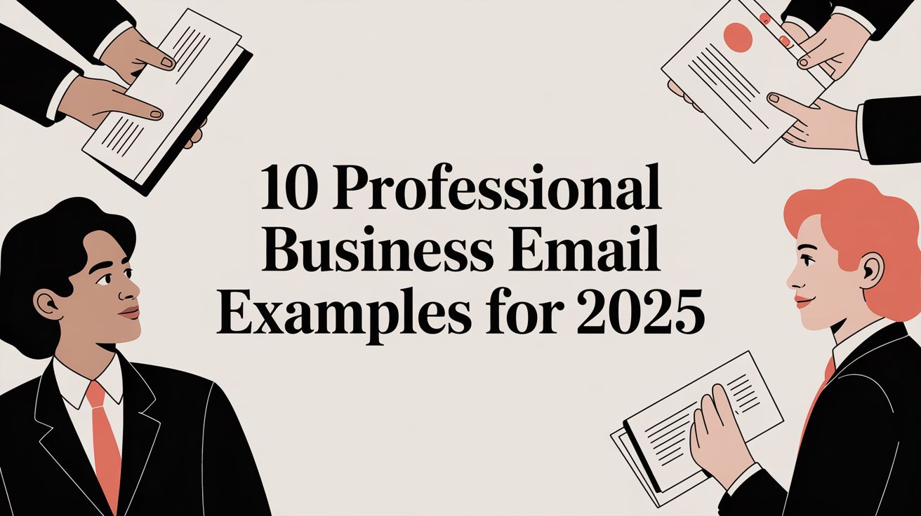 10 Professional Business Email Examples for 2025