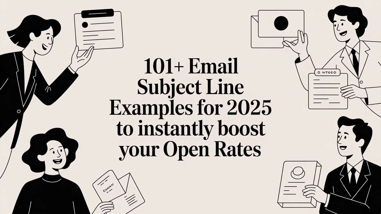 101+ Email Subject Line Examples for 2025 to Instantly Boost Your Open Rates