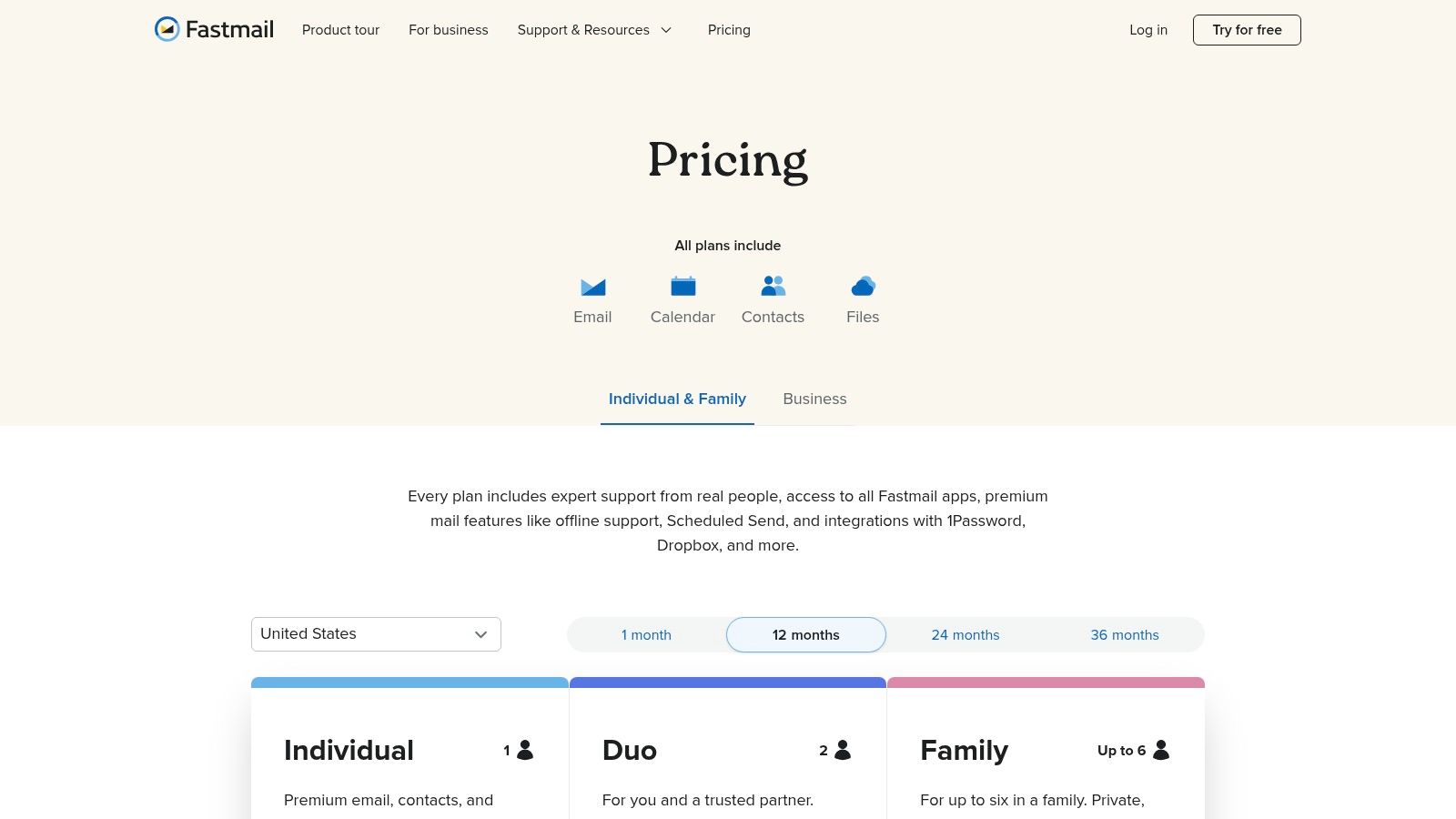 Fastmail for Business