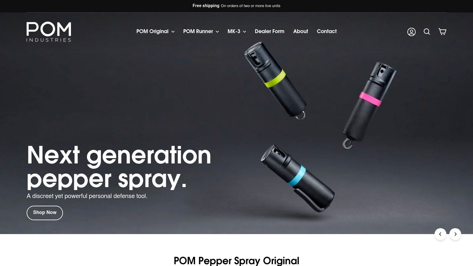 POM Pepper Spray