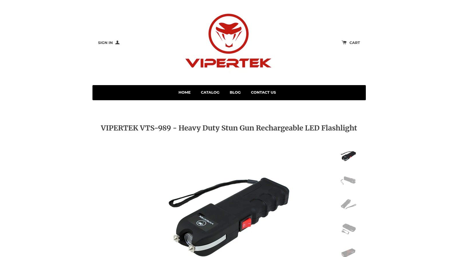VIPERTEK VTS-989 Stun Gun