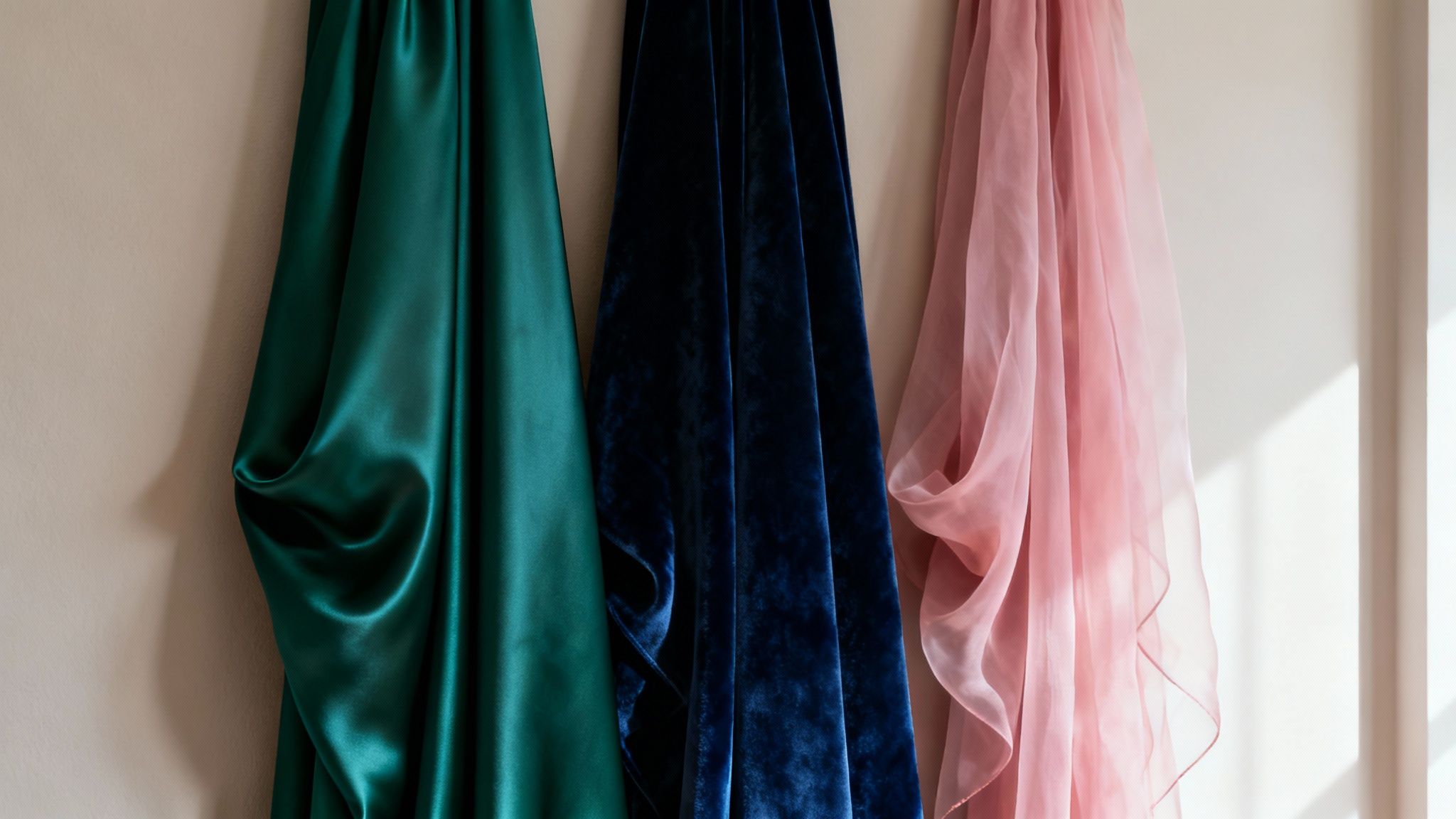 Woman accessorizing her formal wedding attire