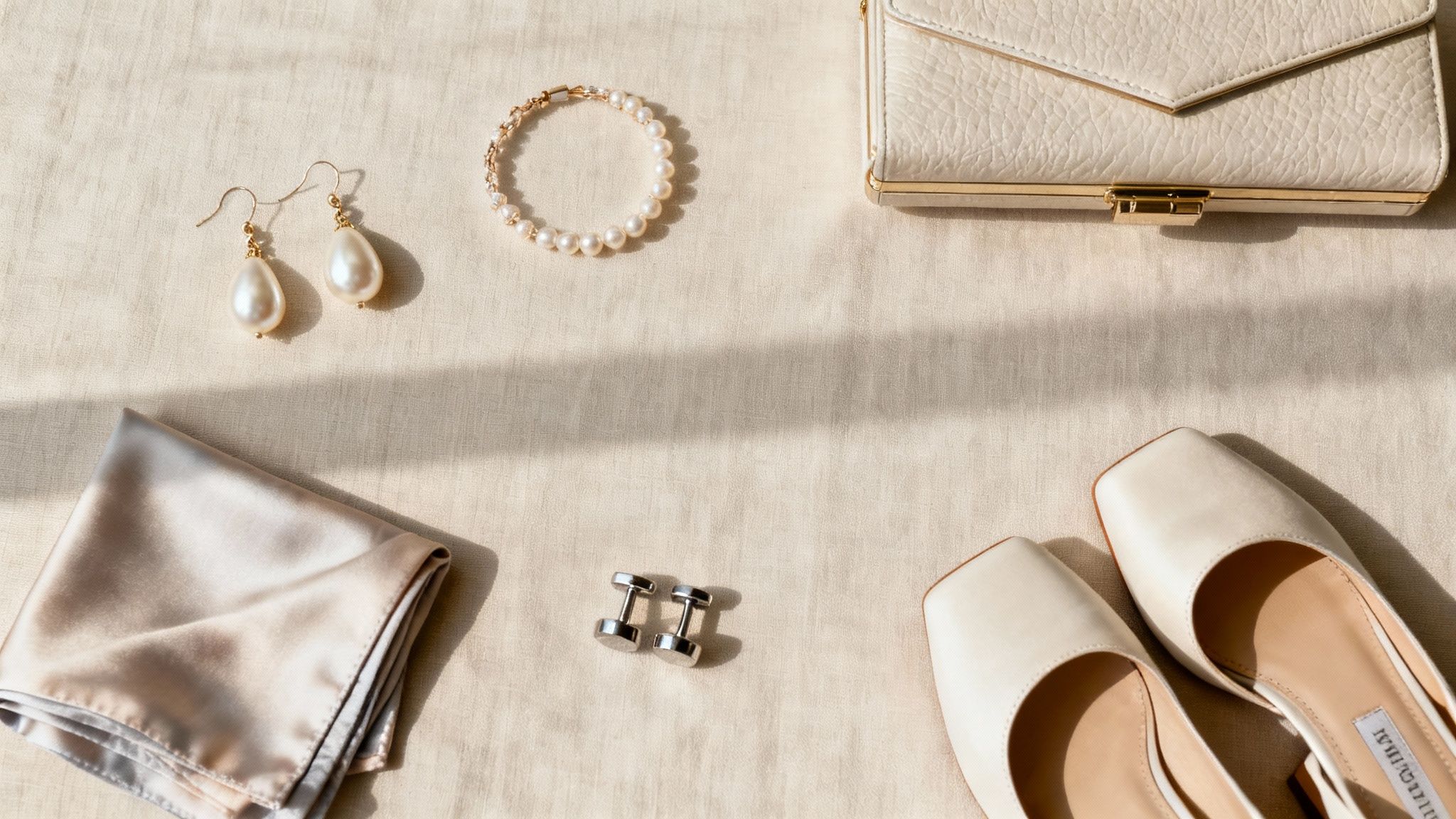 Several guests at a formal wedding, showcasing different appropriate attire styles.