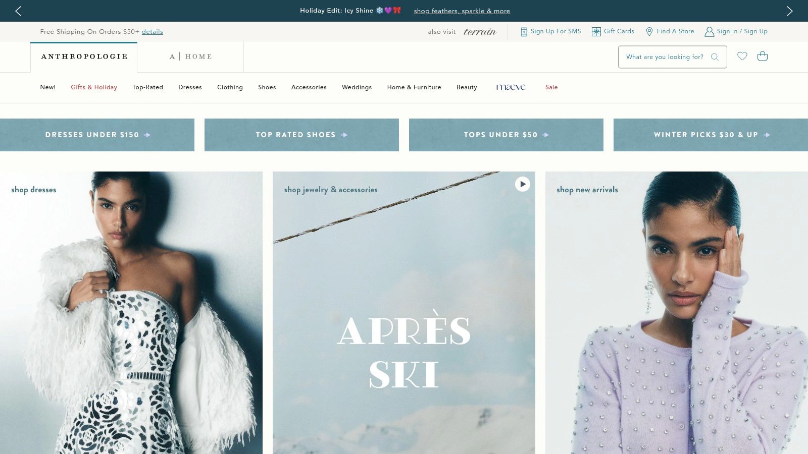 Anthropologie (including BHLDN)