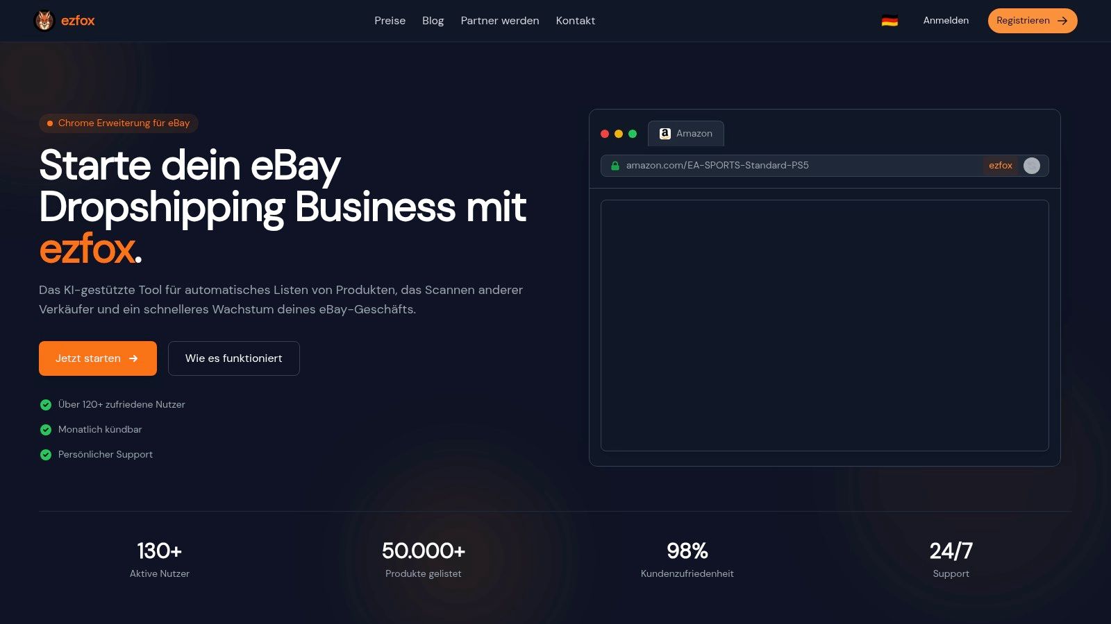 EZFOX AI: Der Turbo für automatisiertes eBay-Dropshipping