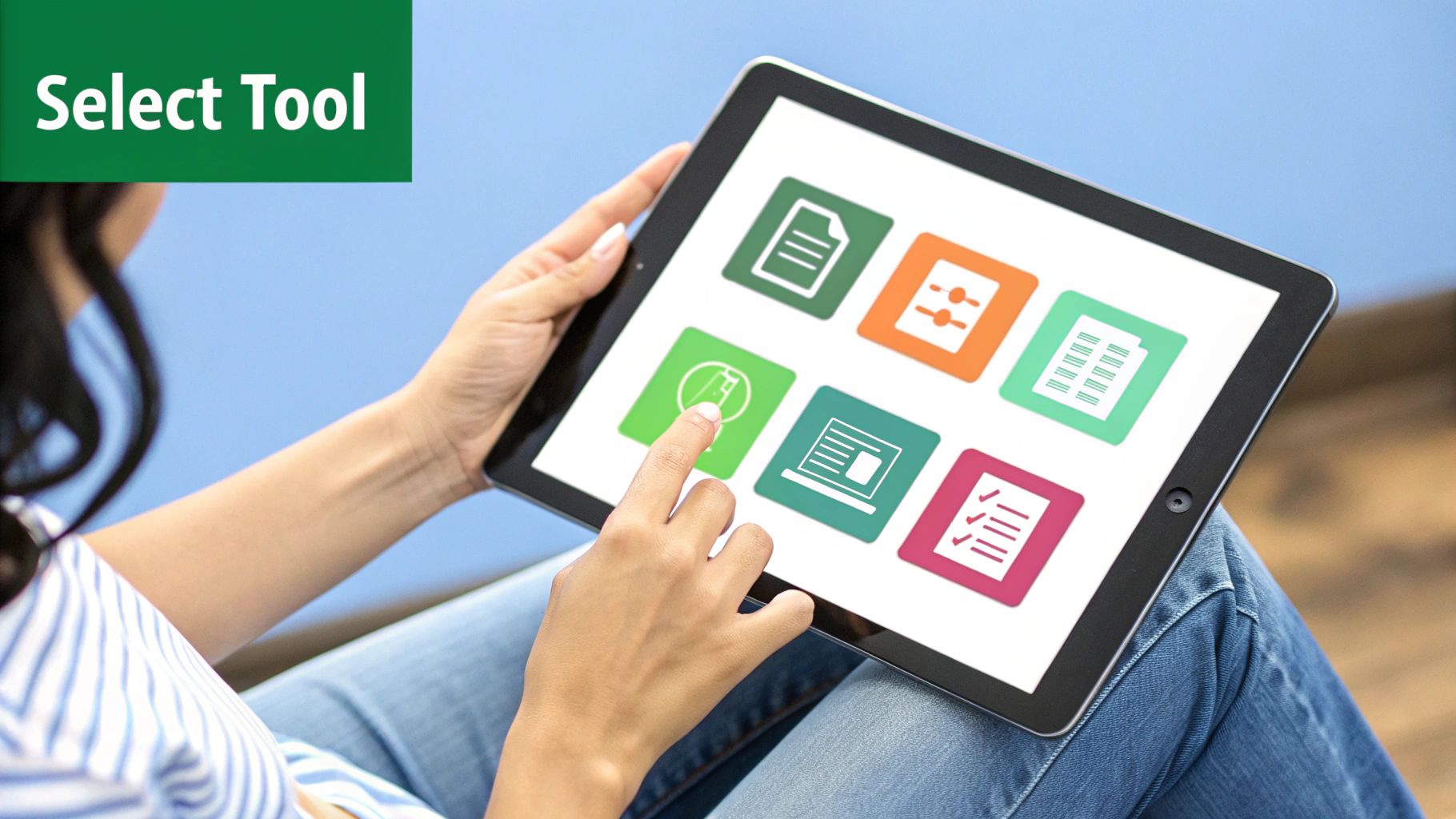 Person manually extracting data from a PDF to an Excel sheet on a computer.