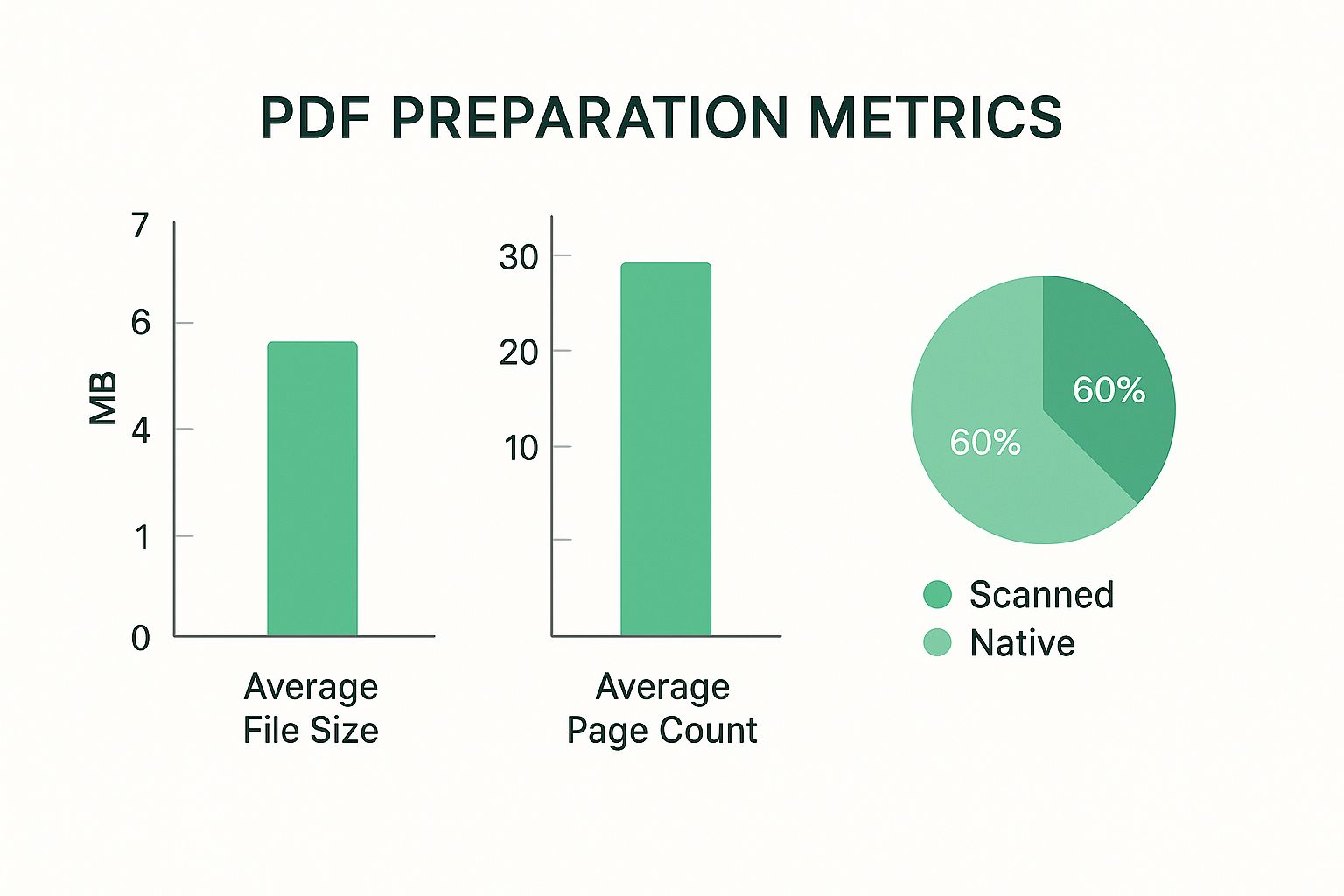 Infographic about extract data from pdf to excel