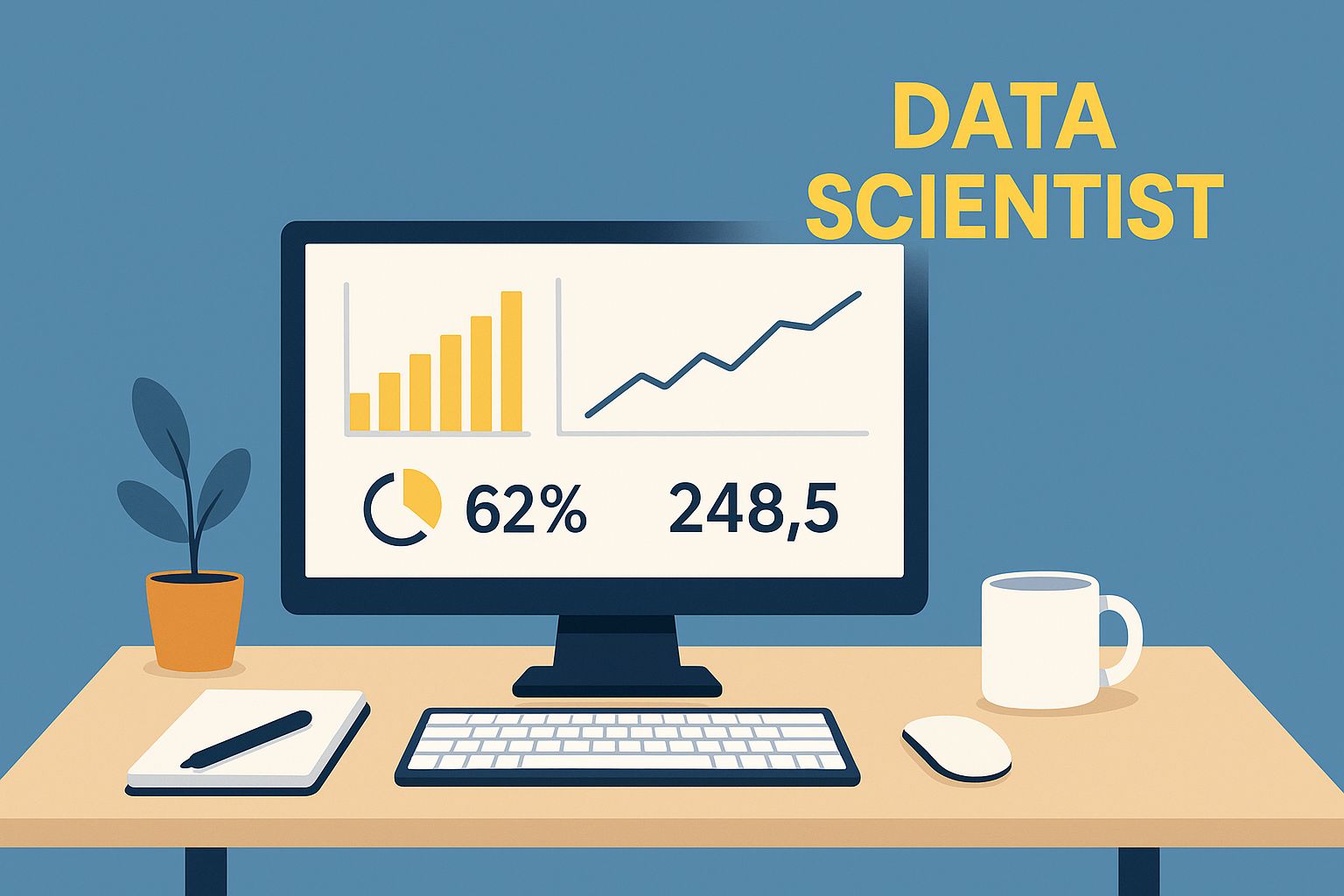 Infographic about métiers de l'ia