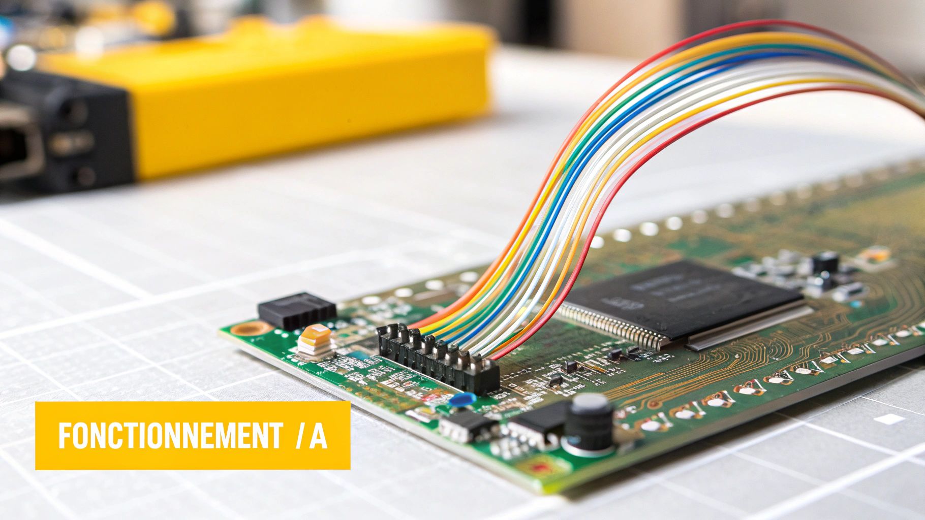 Une personne examinant un document avec une icône de bouclier superposée, symbolisant la protection de l'entreprise.