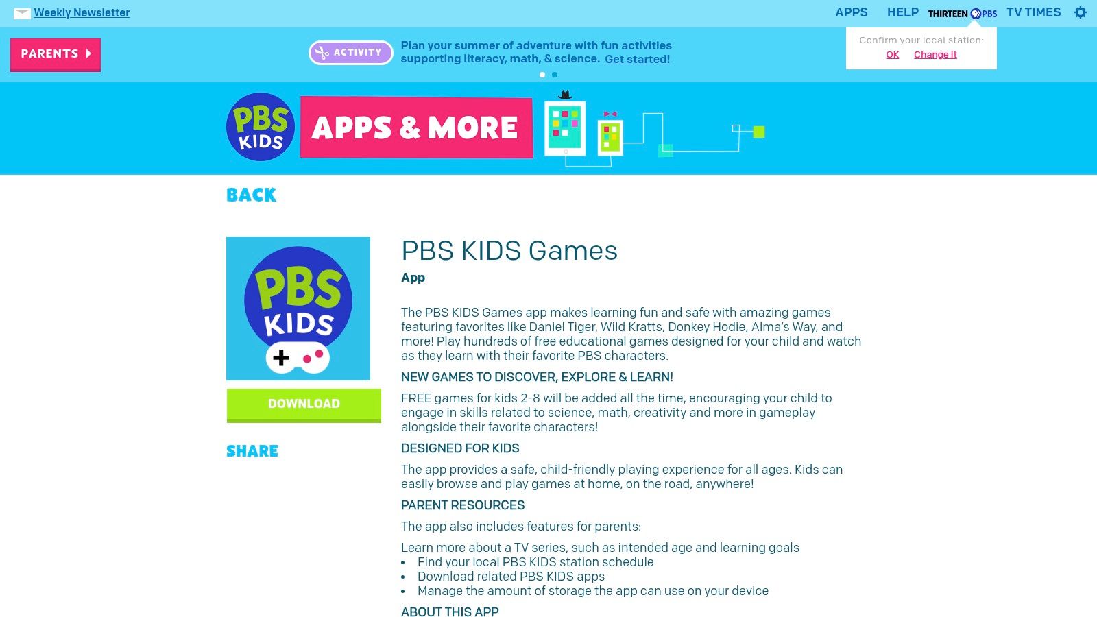 PBS KIDS Games