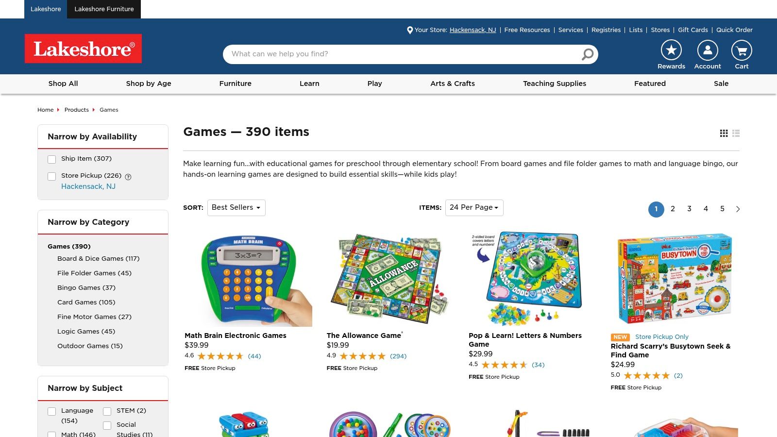 Lakeshore Learning – Teacher-Trusted Educational Games