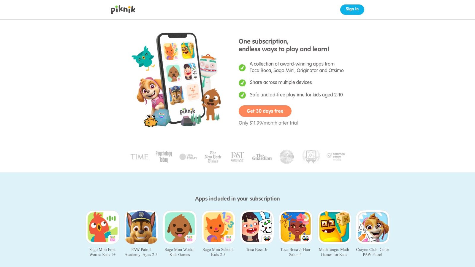 Sago Mini World / Piknik Unlimited