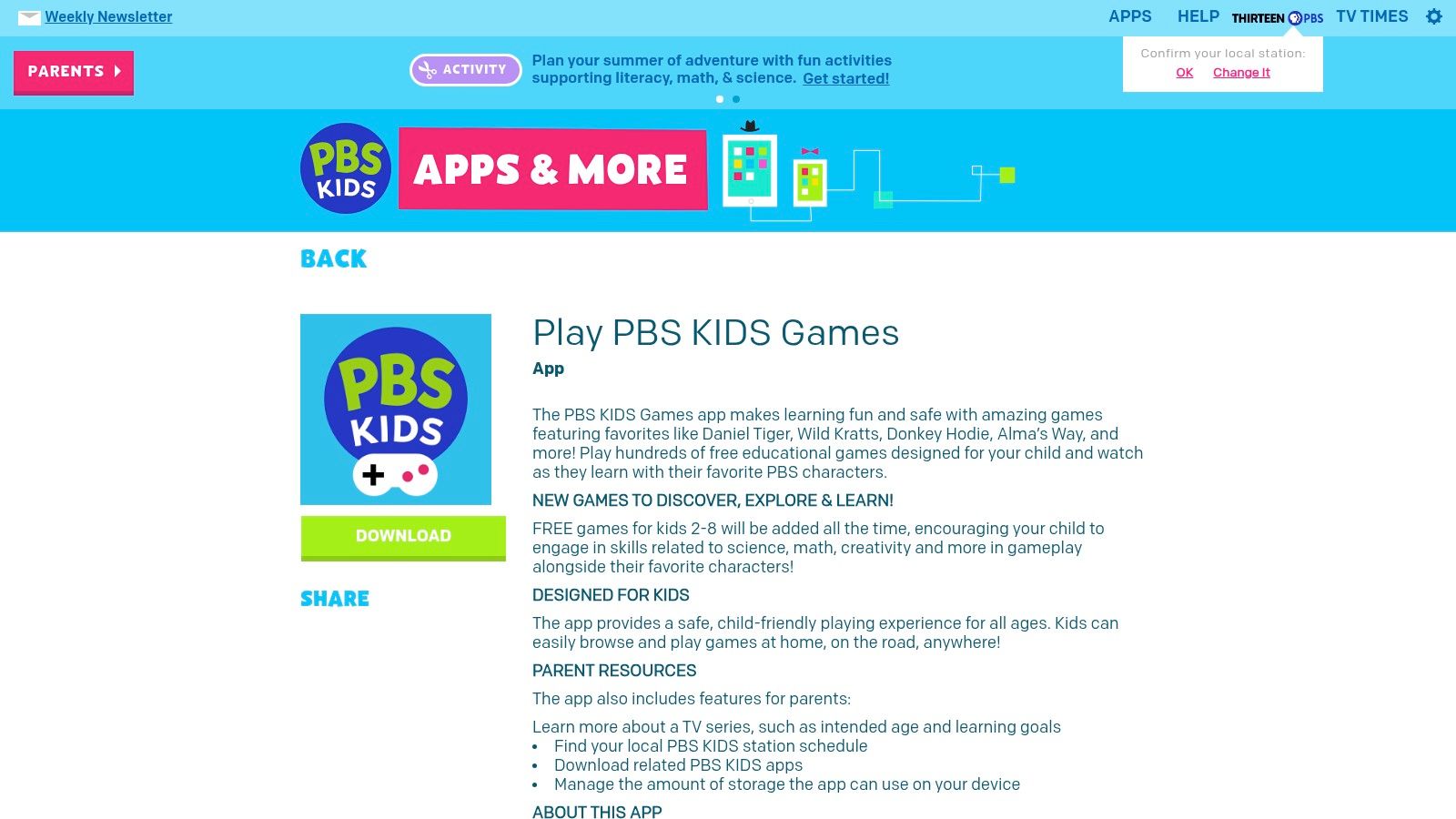 PBS KIDS Games