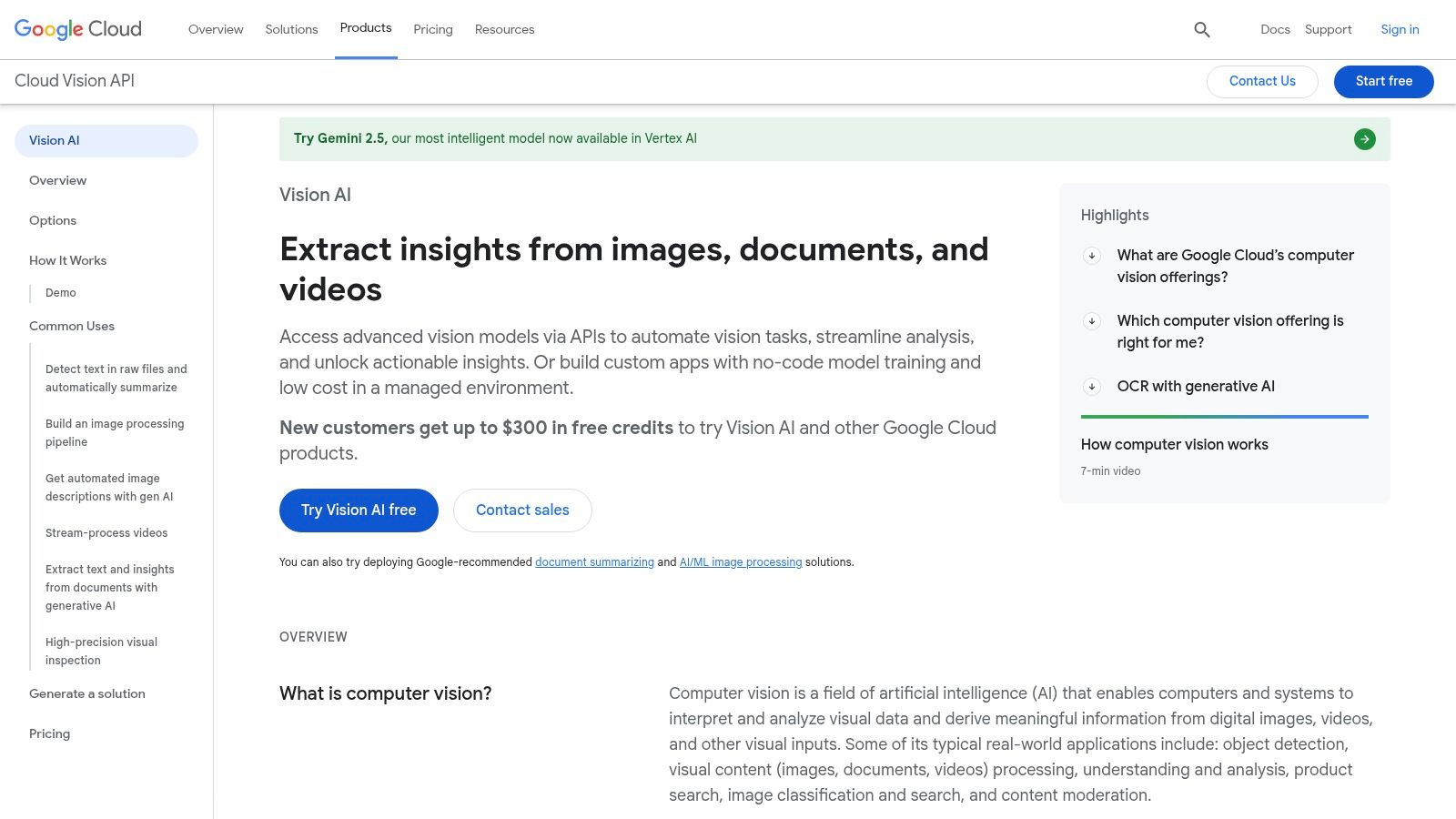 Le top des IA pour analyser une image gratuitement (et bluffer vos concurrents) 1 Google Cloud Vision AI