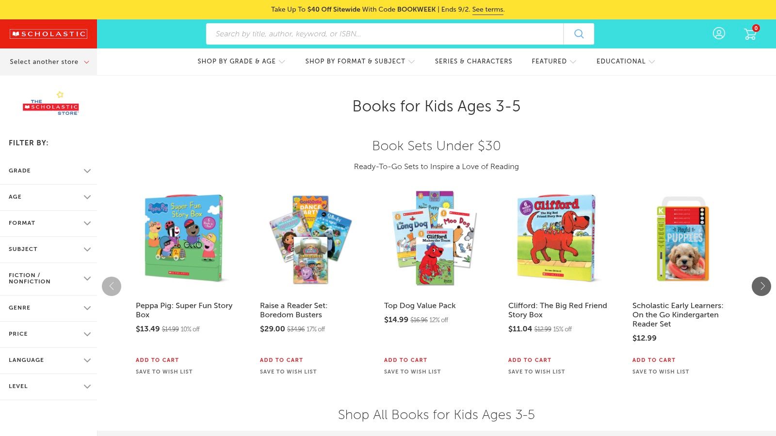 Scholastic Store (Parents)