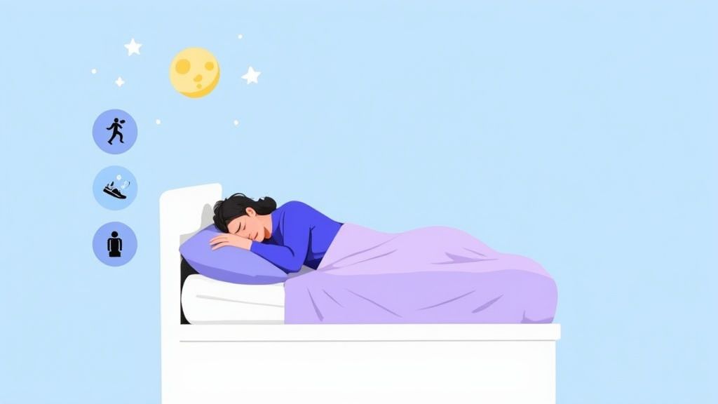 Man sleeping peacefully, representing recovery