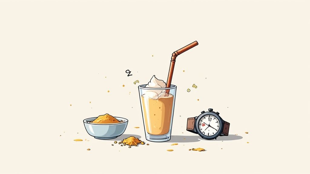 A person looking thoughtfully at a shaker bottle, pondering creatine questions.