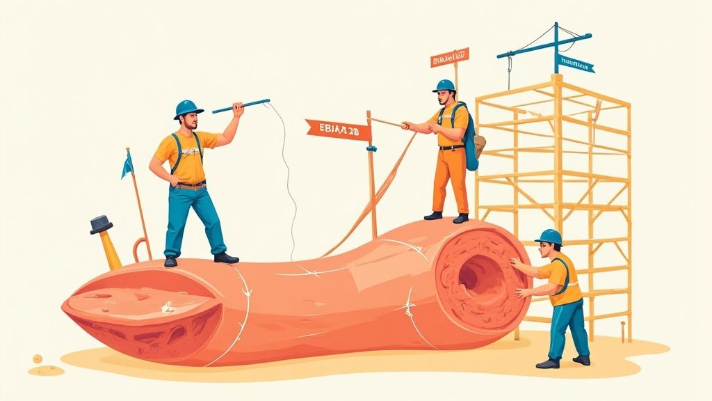 A person holding their sore shoulder after a tough workout.