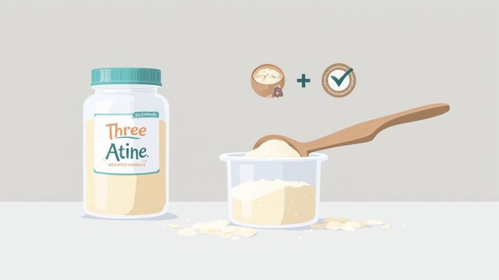 A picture of Crazy Muscle's Three-Atine product