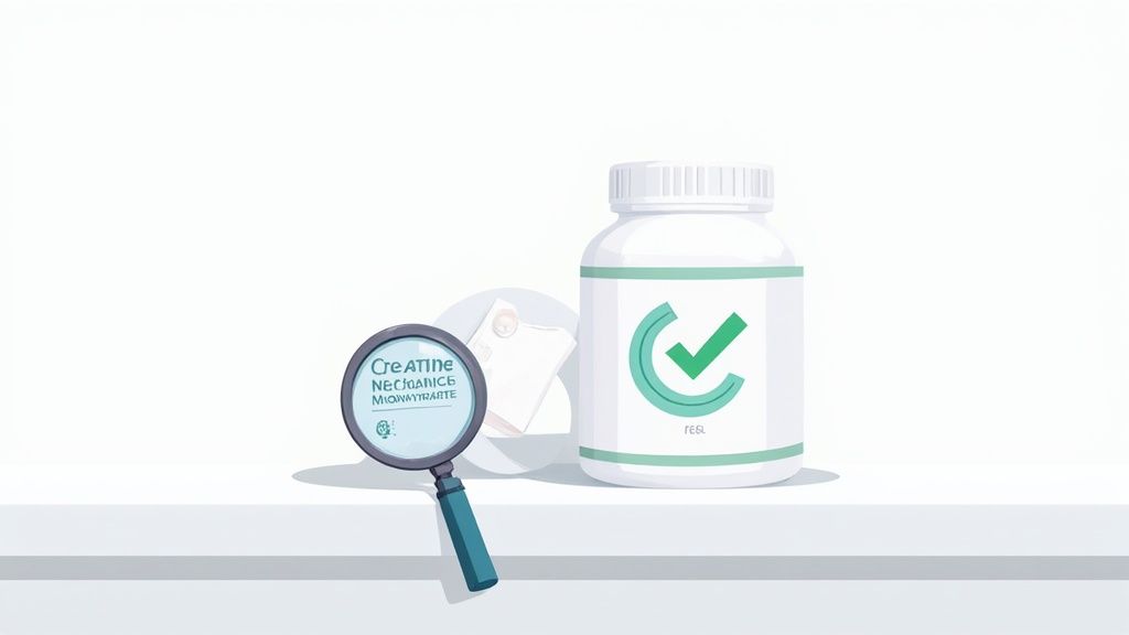 Three bottles of Crazy Muscle creatine supplements against a dark, dramatic background