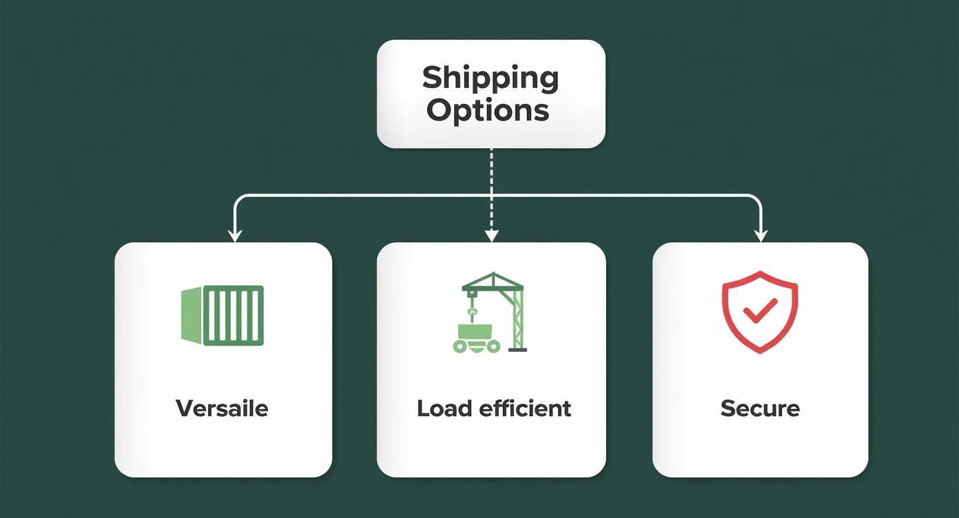 Infographic about open deck trailer