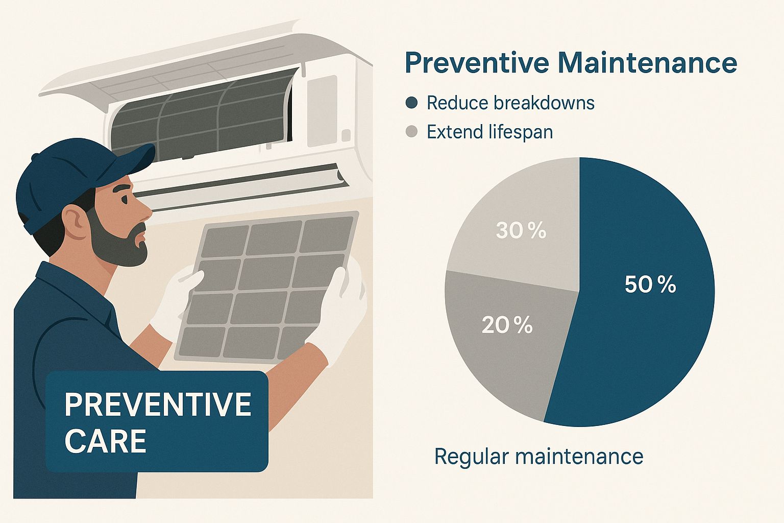 Infographic about boynton beach air conditioning service