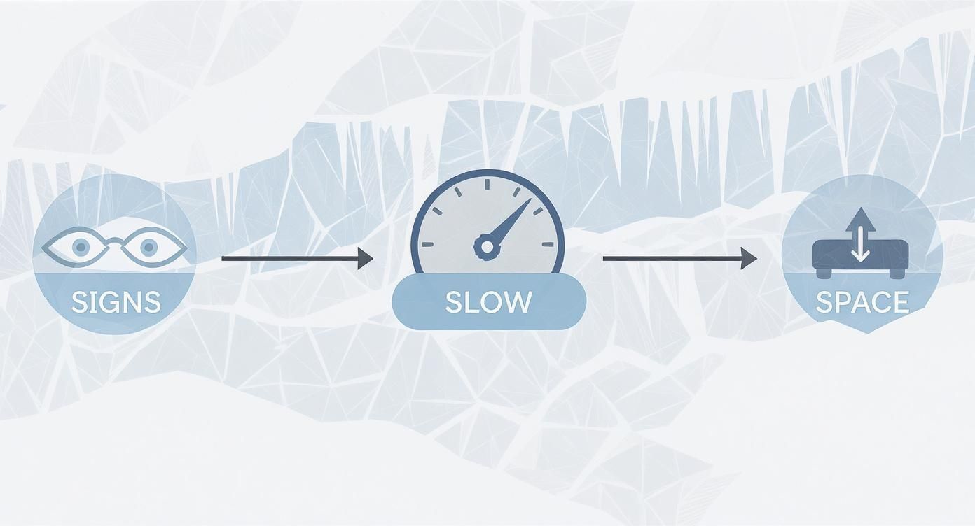 Infographic about black ice truck