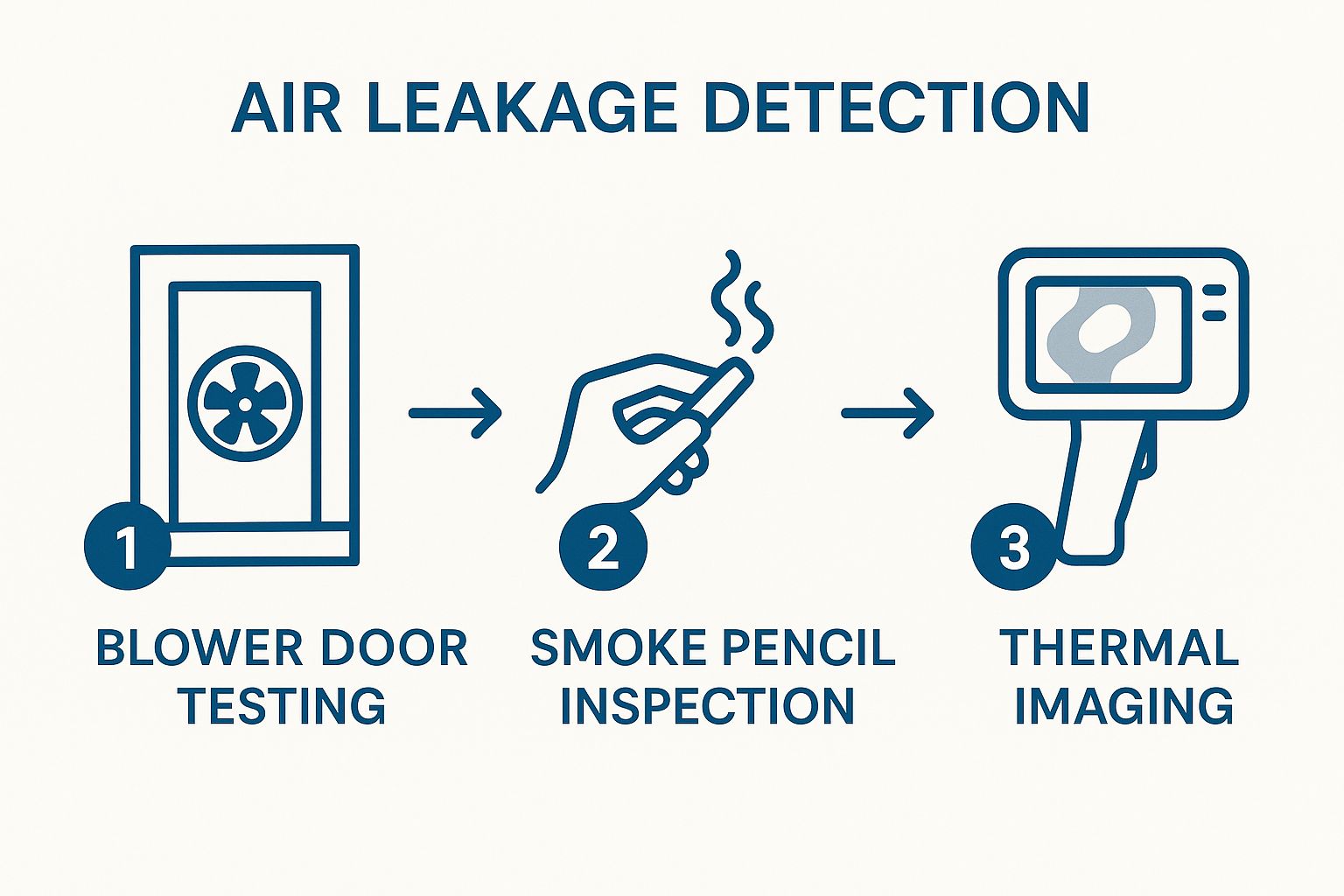 Infographic showing key data about Air Leakage Detection