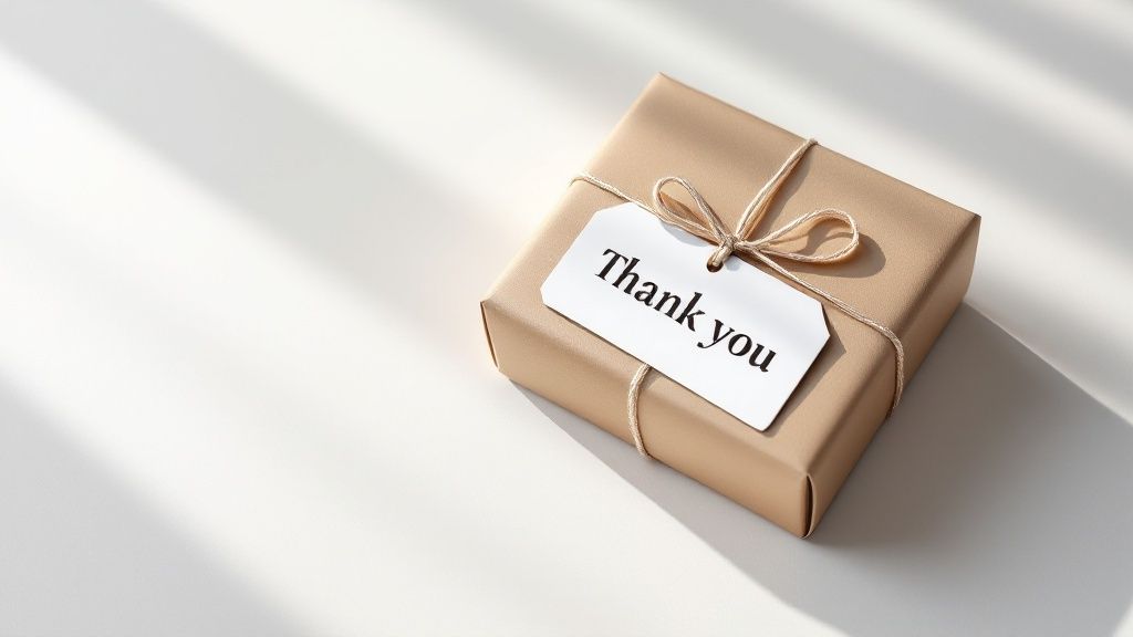 Customer Purchase Appreciation Message