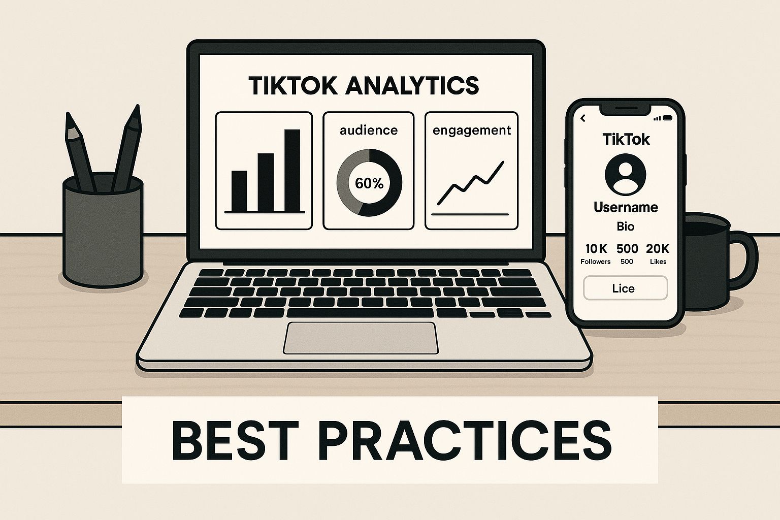 Infographic about tiktok links in bio