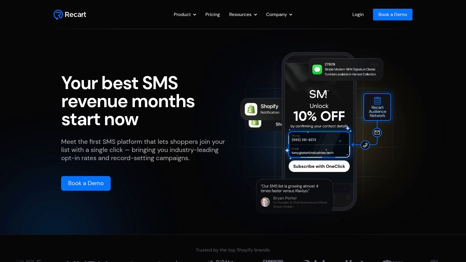 Recart - SMS Marketing