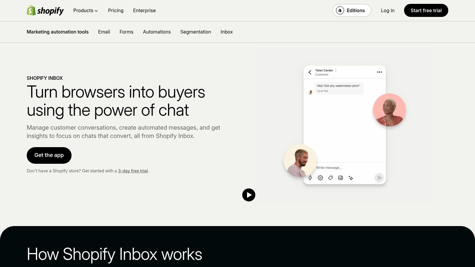 Shopify Inbox