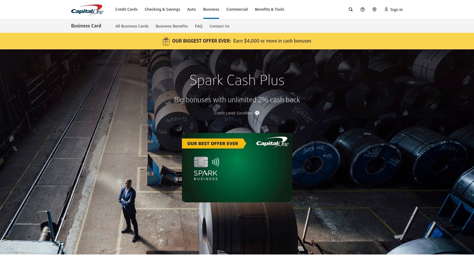 Capital One Spark Cash Plus