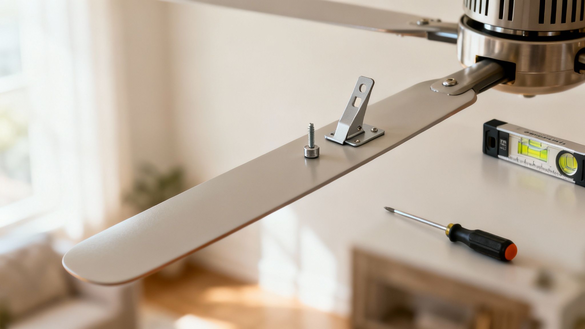 How to Fix a Ceiling Fan That Wobbles in Minutes