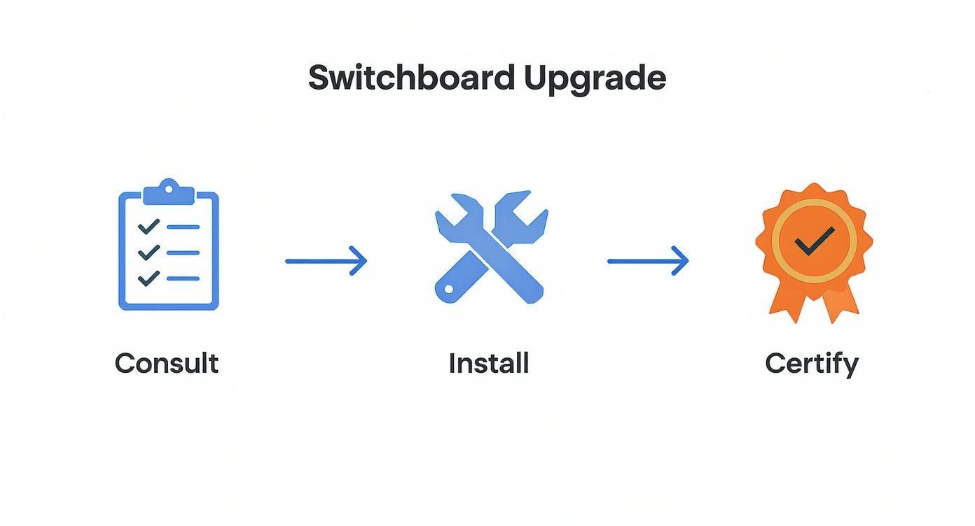 Infographic About Electric Switchboard For Home