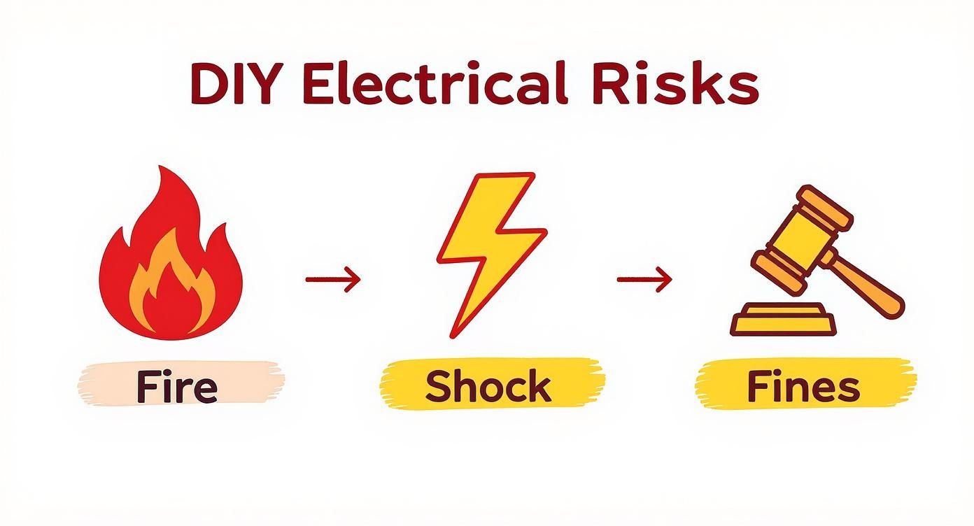 Infographic About Electrician Brisbane