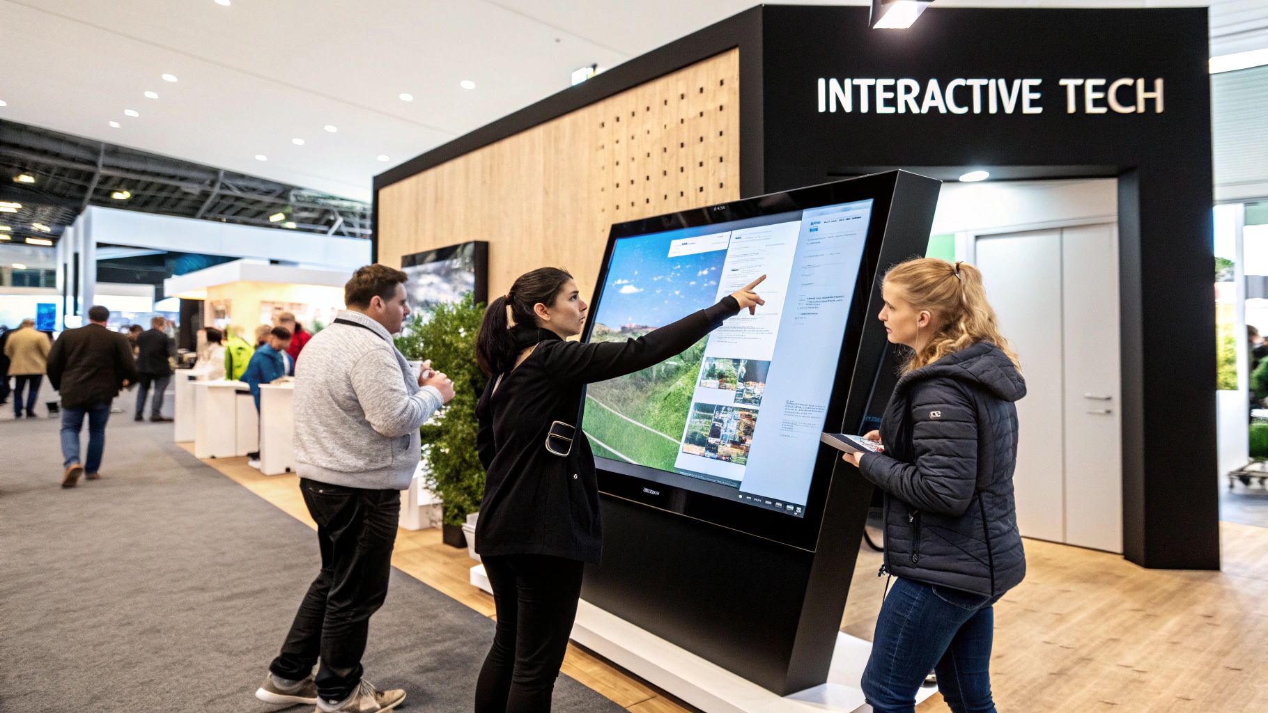 Interactive Technology-Driven Stands