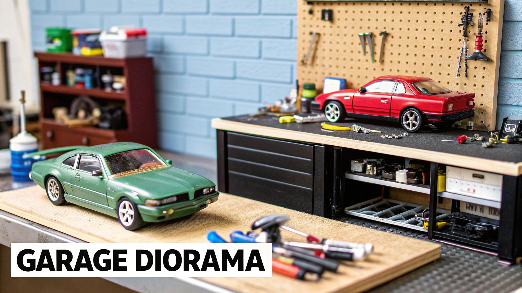 Garage Diorama Display