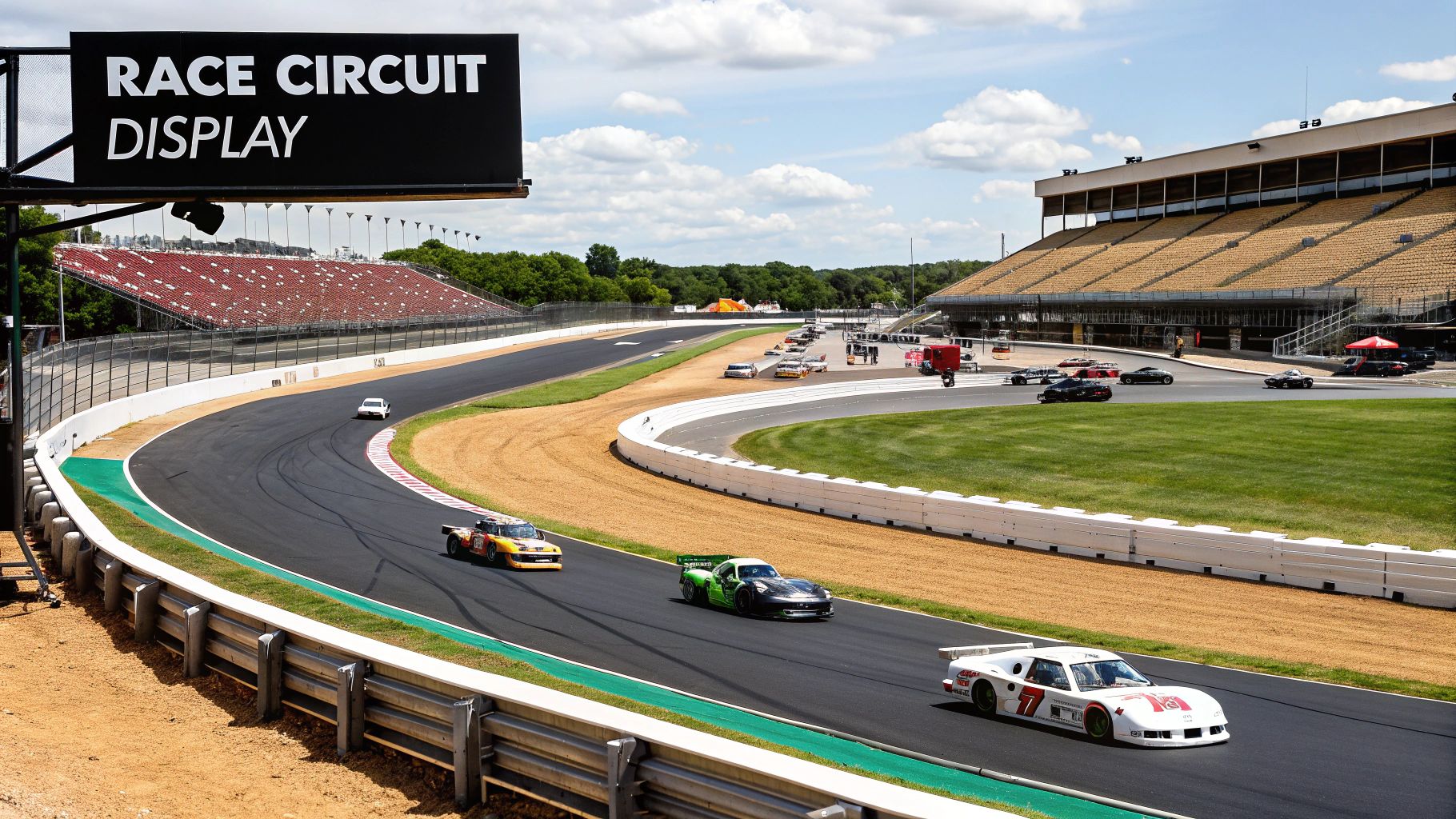 Race Track Circuit Display