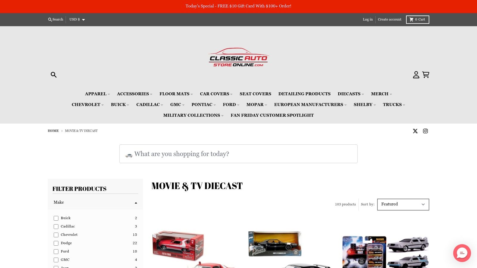 Classic Auto Store Online