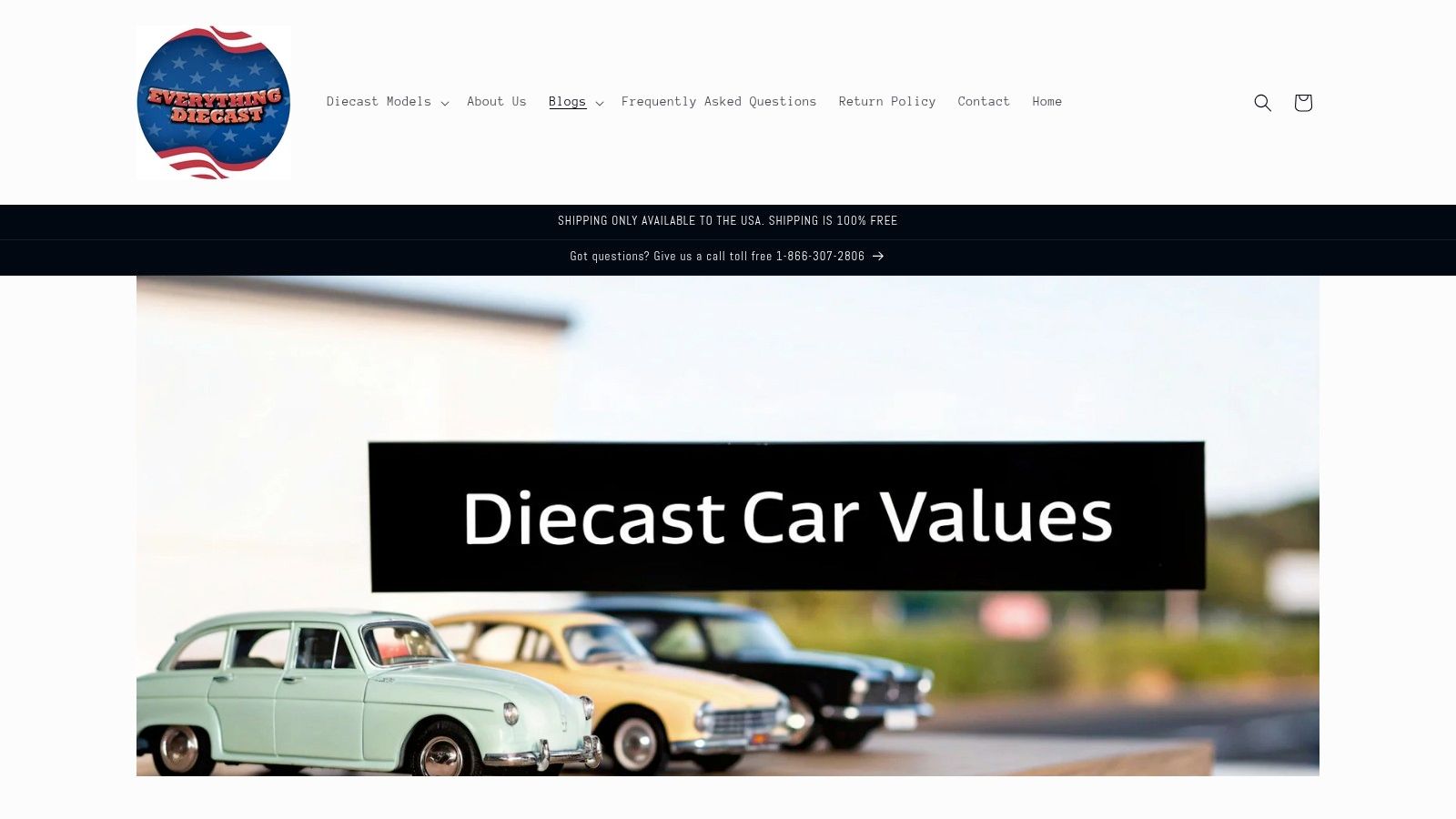 Your Guide to Diecast Car Values