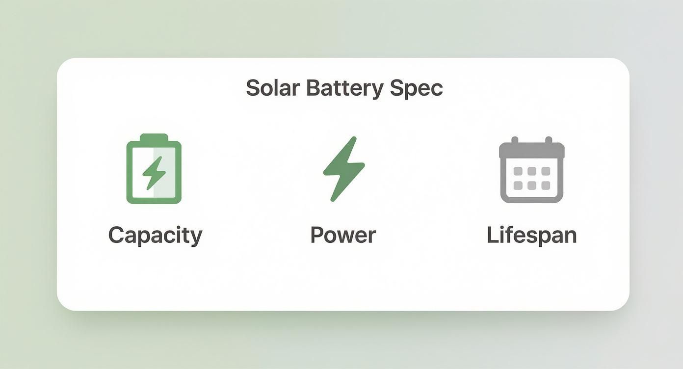 Infographic about best solar batteries uk