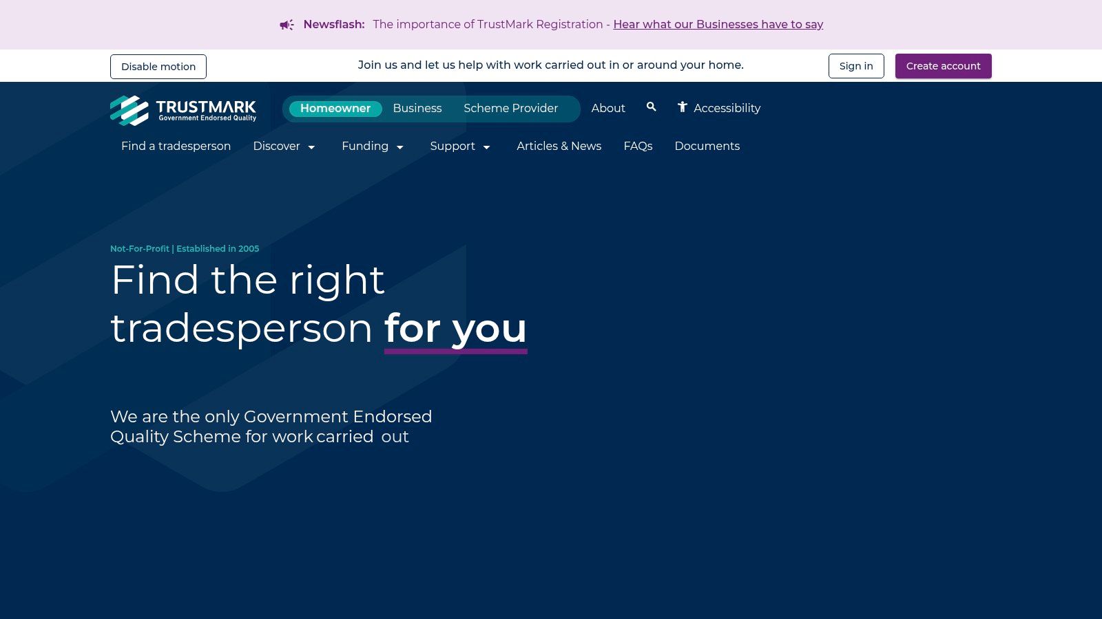 TrustMark – Find a Tradesperson