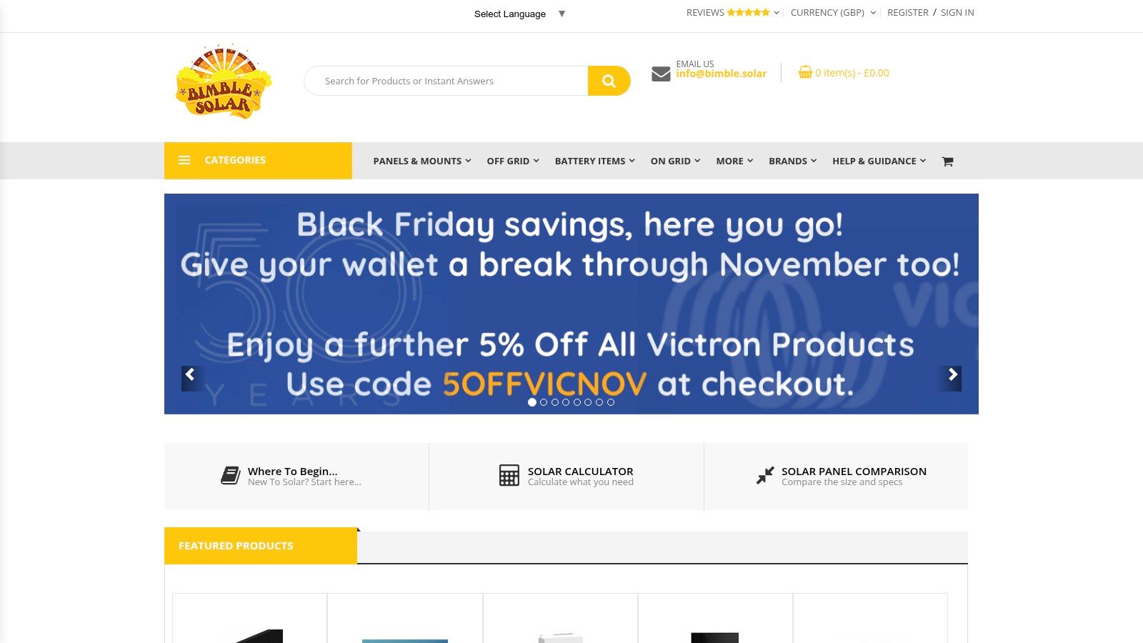 Bimble Solar – UK E--commerce for Solar Panels and Kits
