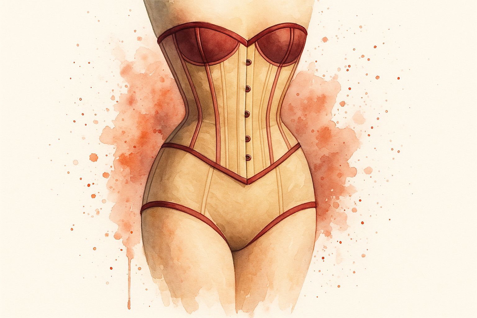 High-Waisted Vintage-Inspired Lingerie