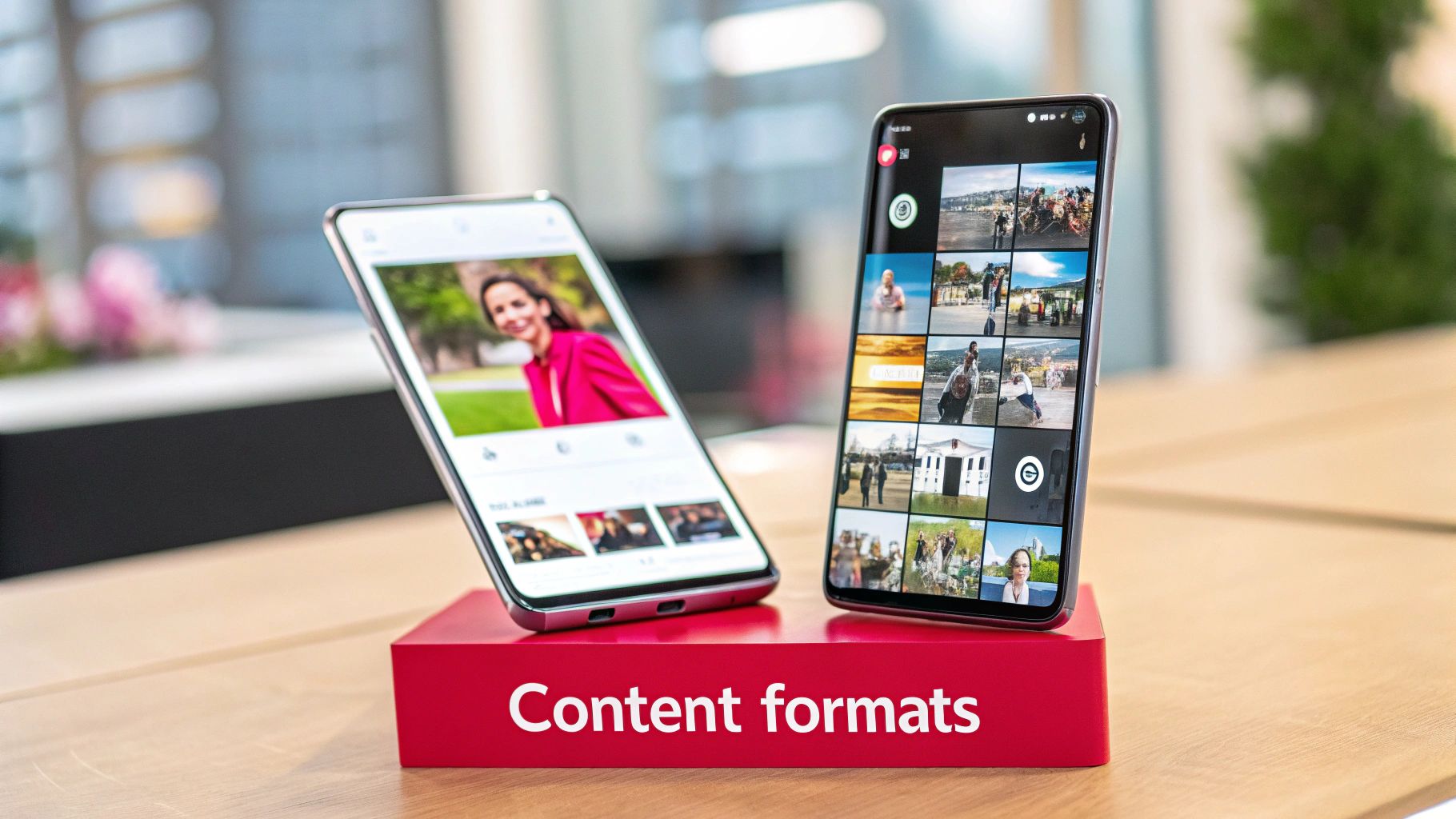 Screenshot of the Canva interface showing various social media templates.
