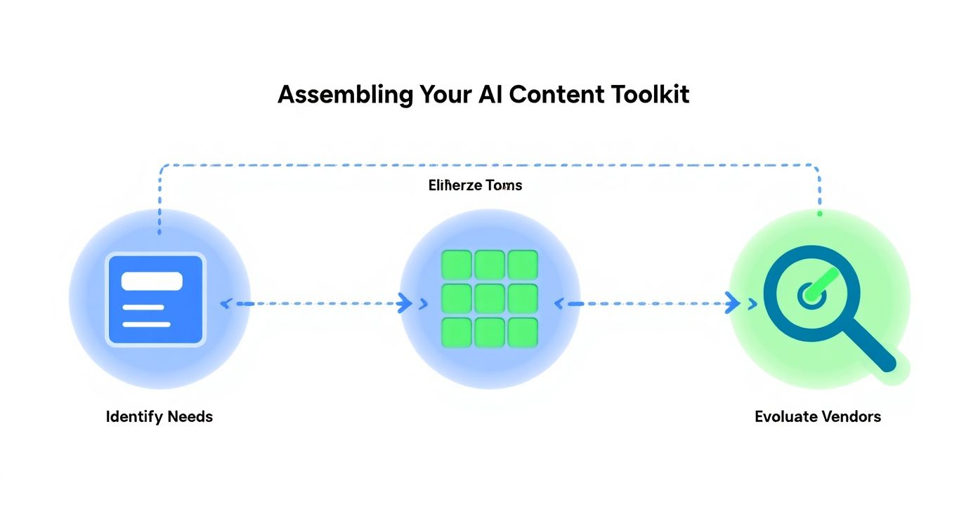 Infographic about using ai for content creation