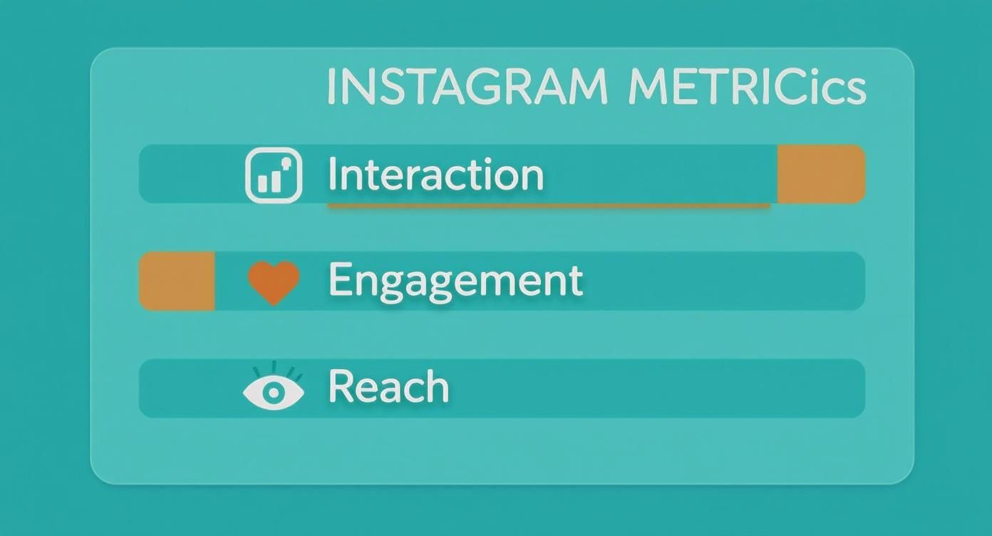 Infographic about instagram interaction rate